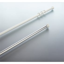 Spirella Magic dusjforhengstang, 75-125 cm, hvit