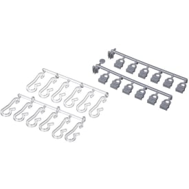 Leijma Stabil glidere og kroge, sølv/klar