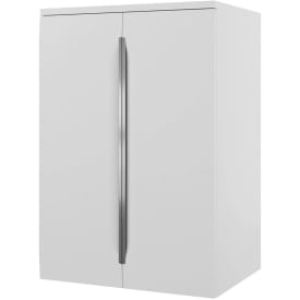 Linn Bad Mari Sideskap, 2 dører, 60x45,6x87,8 cm, 2 hyller, hvit matt