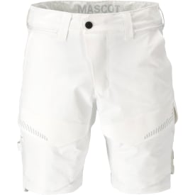 Mascot Customized arbeidsshorts med stretch, hvit, str. 24C60