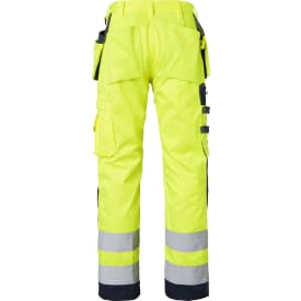 Top Swede håndværkerbukser 2516, Hi-vis Gul/Sort, D104