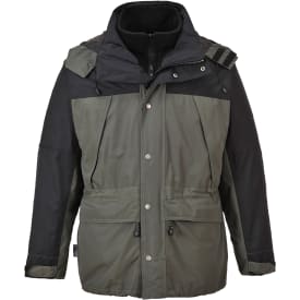 Portwest Orkney 3-i-1 jakke, Grå, 4XL