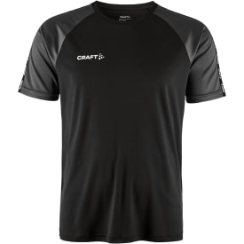Craft Squad 2.0 Contrast Jersey T-shirt, Black/Granite, 2XL