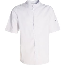 Nybo Workwear Essence kortærmet kokkejakke, Hvid, L
