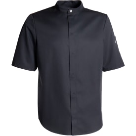 Nybo Workwear Essence kortærmet kokkejakke, Sort, 3XL