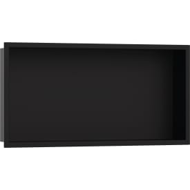 Hansgrohe innbyggingshylle, 69x39 cm, svart
