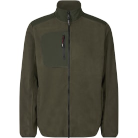 ID Fleecejakke, Oliven, XL