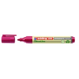 10 stk edding whiteboard marker ecoline 28, rund spids, rød