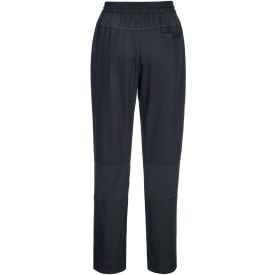 Portwest C076 bomulds MeshAir kokkebukser, Sort, 2XL