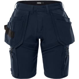 Fristads dame håndværkershorts 2601 GLWS, Mørk Marine, 50
