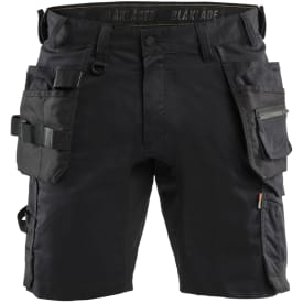Blåkläder Workwear 1752 hantverksshorts med 2-vägsstretch, svart, st C56