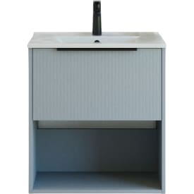 Dansani Mido+ Classic møbelpakke, 61x44 cm, stripete matt lyseblå