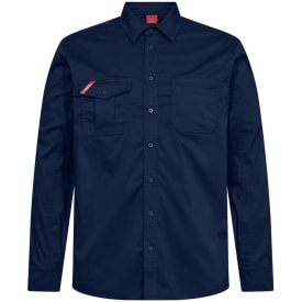 Engel Extend arbejdsskjorte, Blue Ink, 3XL