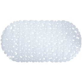 Spirella Galets bademåtte, 68x35 cm, hvid