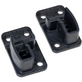 Leijma brakett til Stabil dusjforhengstang, 2 stk, svart