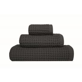 Sorema Favo badehåndkle, 80x150 cm, svart