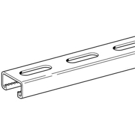 Sikla montageskinne 41/21 2,0 mm 3 meter