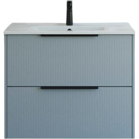 Dansani Mido+ Classic møbelpakke, 81x44 cm, stripete matt lyseblå