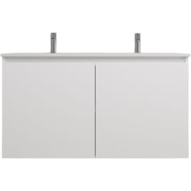 Sanibell Online møbelpakke, 121x46 cm, matt hvit