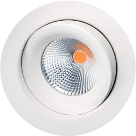 SG Junistar Eco innfelt downlight, 8 stk, 2700K, hvit