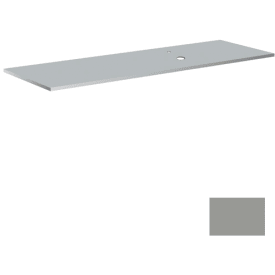 Hafa Edge benkeplate, høyre, 161x46.2 cm, lysegrå