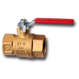 CIM11/CR kuleventil m/hendel, 1/4", muffe/muffe