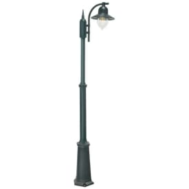 Norlys Como 371 stolpelampe, LED max 9W, E27, IP54, sort