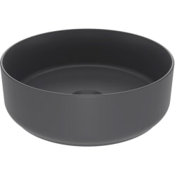 Svedbergs Myre toppmontert servant, 36x36 cm, uten blanderhull, antrasitt