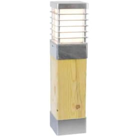 Norlys Halmstad 1403 pullert, LED max 9W, E27, IP65, galvanisert