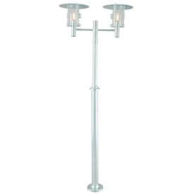Norlys Stockholm 283 stolpelampe, LED max 2x9W, E27, IP54, galvanisert