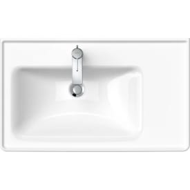 Duravit D-Neo møbelservant, 80x48 cm, med wondergliss, hvit