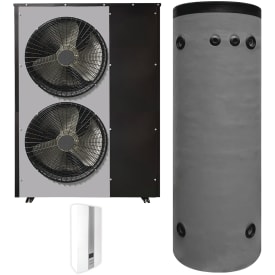 Scantherm Blockhus luft til vand varmepumpesæt, monoblok, 22 kW