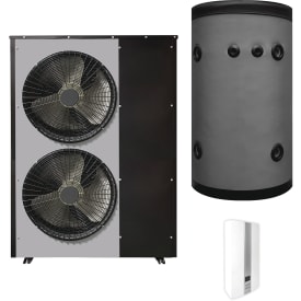 Scantherm Blockhus luft til vand varmepumpesæt, monoblok, 22 kW