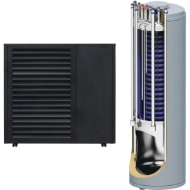 Scantherm Skagen luft til vand varmepumpesæt, monoblok, 8 kW