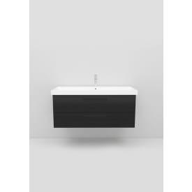 Noro Relounge møbelservant, med overløp, 100,5x42,5 cm, Hvit