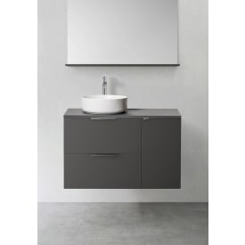 Hafa Shape servantskap, 90x45.3 cm, antrasittgrå