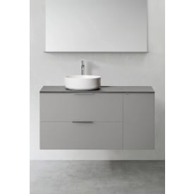 Hafa Shape servantskap, 110x45.3 cm, grå