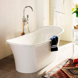 Hafa Hampton badekar, 158,4x69 cm, hvid