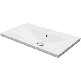 Linn Bad Heine 80 møbelservant, 81x46 cm, hvit