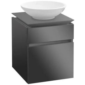 V&B Legato servantskap med 2 skuffer, 450x550x500 mm, grå høyglans