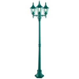 Norlys Rimini 402 stolpelampe, LED max 2x9W, E27, IP54, hvit