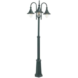 Norlys Florence 830 stolpelampe, LED max 3x9W, E27, IP54, sort