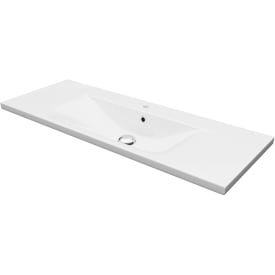 Linn Bad Heine 120 møbelservant, 121x46 cm, hvit