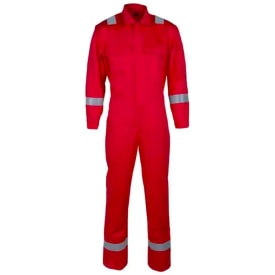 Bekken & Strøm kjeledress Offshore med glidelås, unisex, str. 68, rød