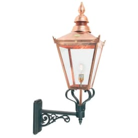 Norlys Chelsea 955 vegglampe, LED max 11W, klart glass, kobber