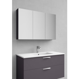 Noro Flex speilskap, 100x65 cm, antrasittgrå