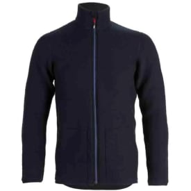 Bekken & Strøm Voss ullfleecejakke, unisex, str. XL, sort