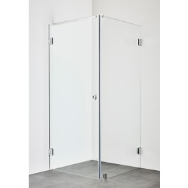 Hafa Infinity Combi dusjhjørne, 90x90 cm, klart glass, krom profil