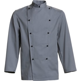 Nybo Workwear Delight kokkejakke uden knapper, Grå, 124