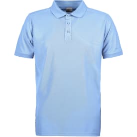 GEYSER funktionel polo T-shirt, Lys Blå, S